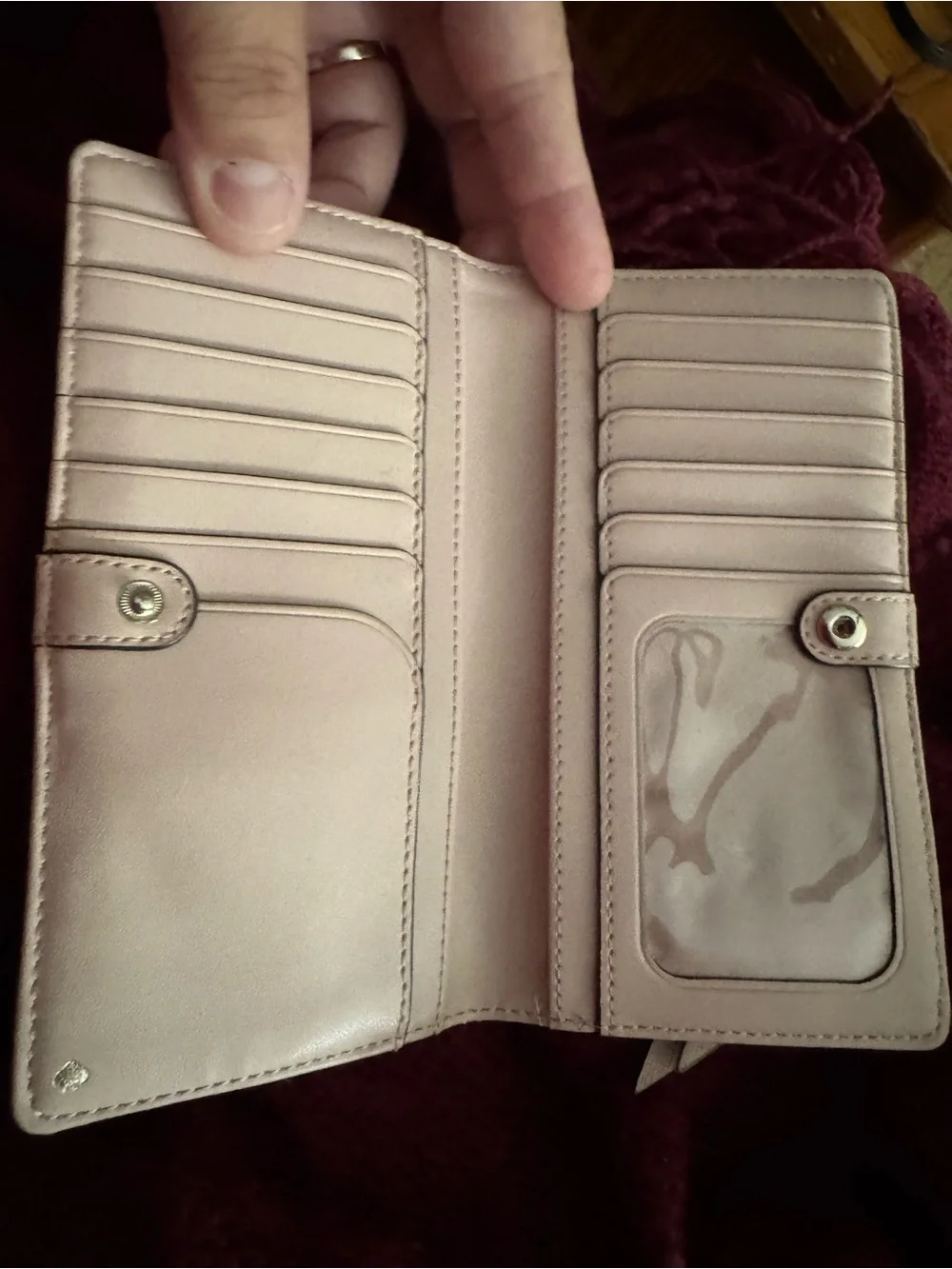Kate Spade New York Cedar Street Stacy Wallet – Blush Pink Saffiano Leather